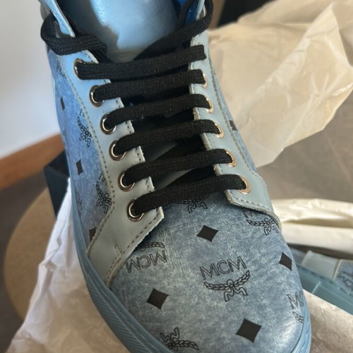 MCM High-Top Denim Boots New Size 36