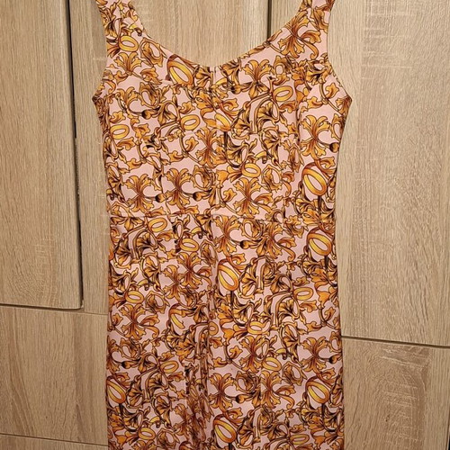 Pink Woman dress XS, sleeveless floral print