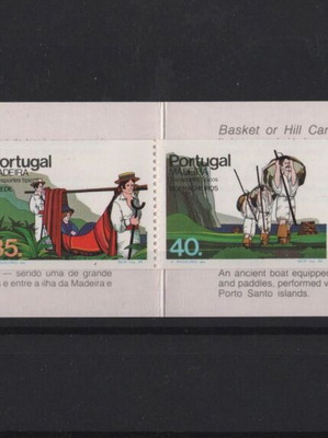 Collectible Portugal 1984 Stamp Booklet, New, Set of 4 Stamps