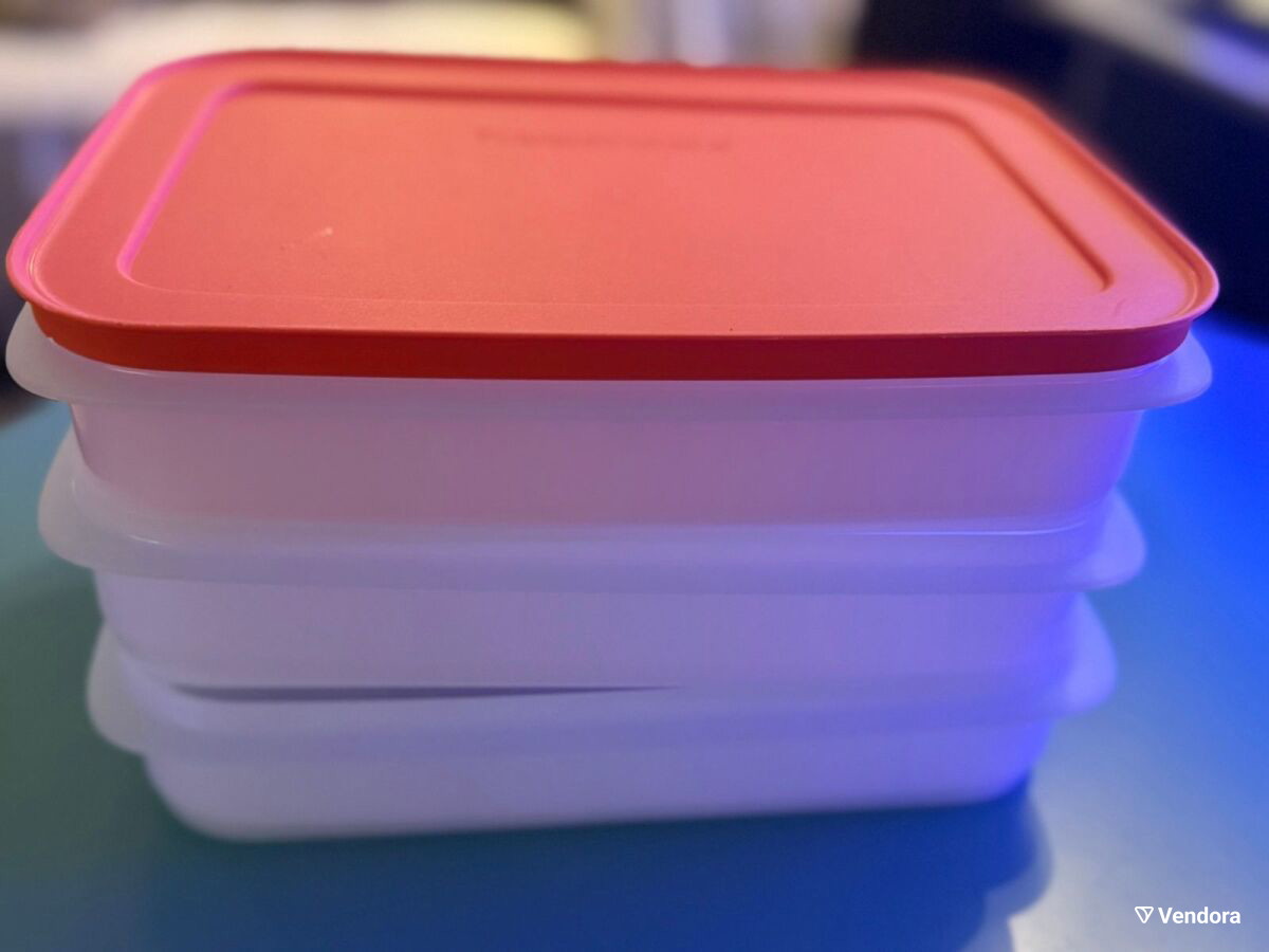 Tupperware Compact Freezer Set 675ml 3… - € 13,00 - Vendora.cy