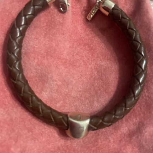 Jools bracelet used, leather and 925 silver in excellent condition