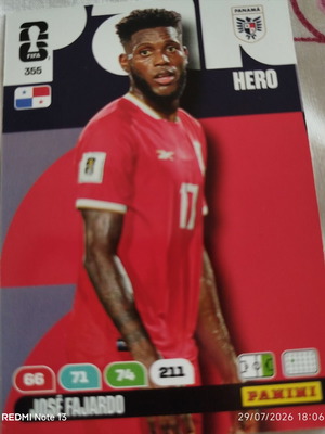 Panini Adrenalyn XL FIFA World Cup 2026 αυτοκόλλητο μεταχειρισμένο