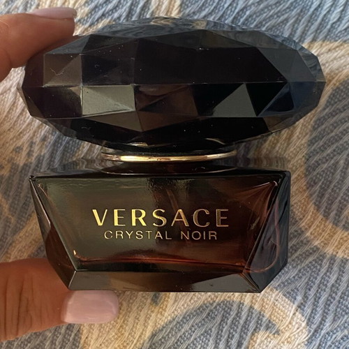 Versace Crystal Noir Eau de Parfum 50ml empty bottle used