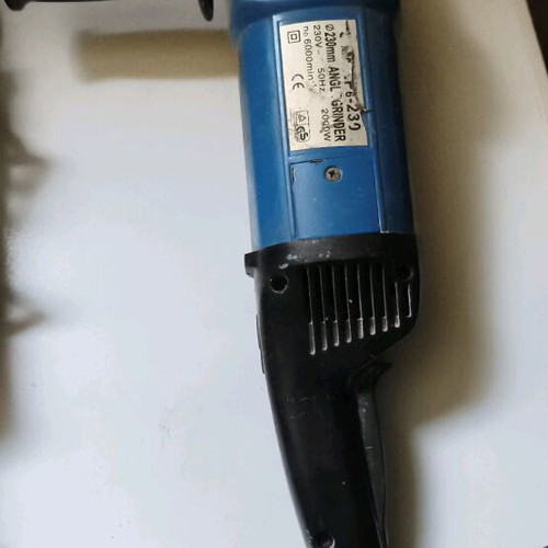 Angle grinder used, 230V 50 HZ, professional and home use