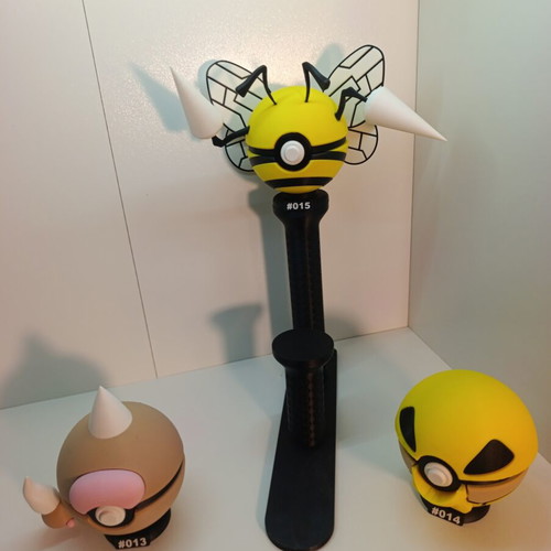 Weedle Evolution Set #013-#015 3D Printed collectible, new