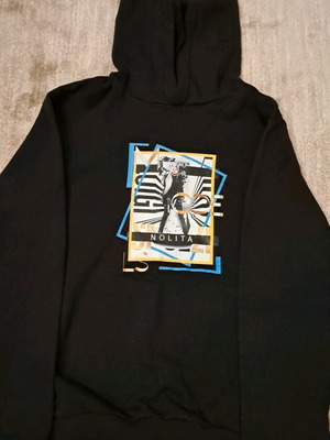 Black kids hoodie like new, size S 14-16 years
