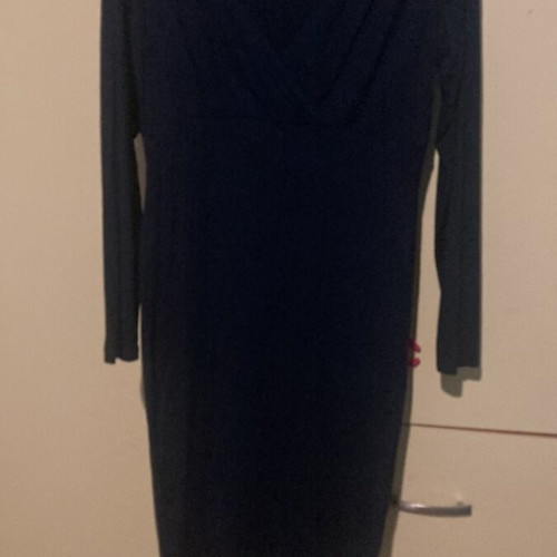 Celestino dress dark blue crossover opening like new