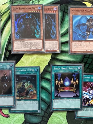 YuGiOh! Speed Duel πακέτο σαν καινούργιο με 5 Super Rare και 4 Common από STP6 και STP4