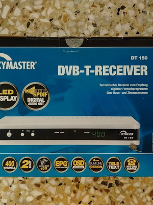 Skymaster DT150 DVB-T receiver like new, digital channel tuner