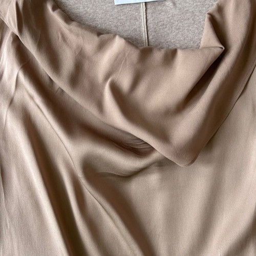 Fabiana Filippi silky dress, beige, size L