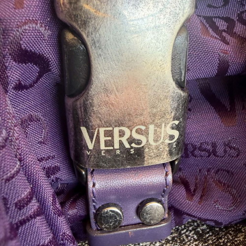 Versus by Versace vintage shoulder bag used, purple