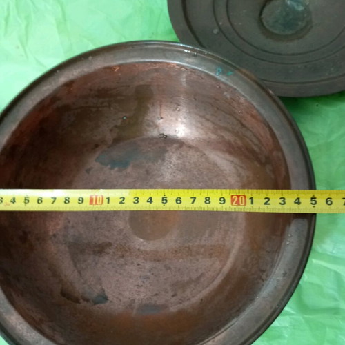 Copper pot used, vintage