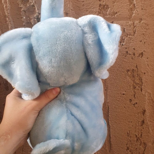 Stuffed elephant used with a stain