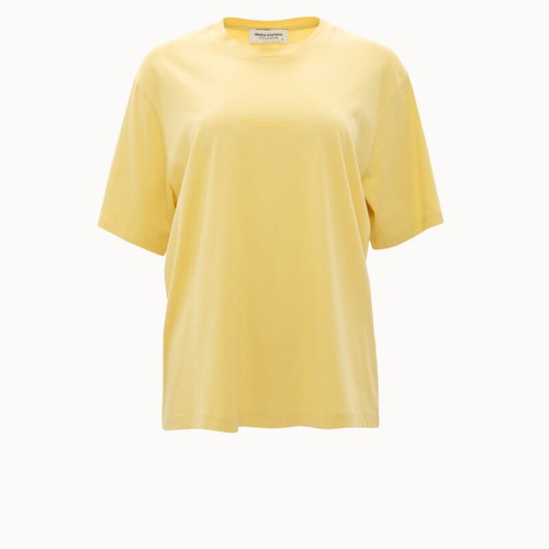 Vassia Kostara T-shirt like new, size S/M, yellow