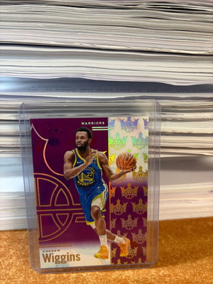 Κάρτα Andrew Wiggins 2024-25 Panini Court Kings Purple SP #63 Warriors καινούργια
