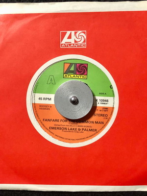 Emerson, Lake & Palmer Fanfare For The Common Man βινύλιο 7" σαν καινούργιο