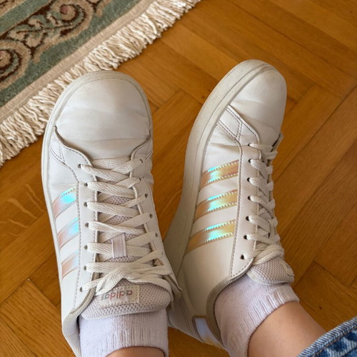 Adidas Grand Court Lifestyle sneakers like new, white pink