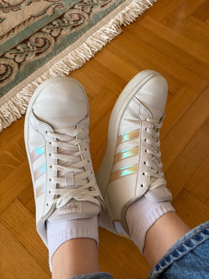 Adidas Grand Court Lifestyle sneakers like new, white pink