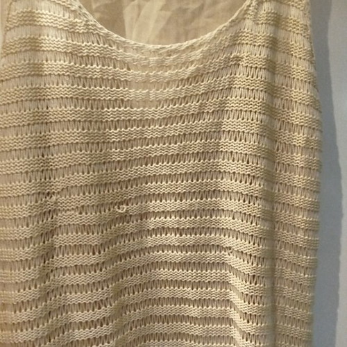 Women's blouse used, size M, ecru color