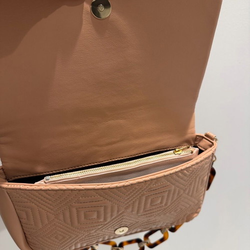 Zara beige leather shoulder bag like new