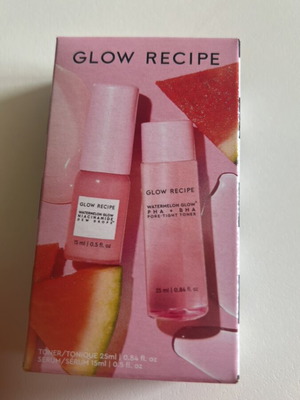 Glow Recipe σετ σταγόνες δροσιάς 15ml και τονωτικός ορός 25ml καινούργιο