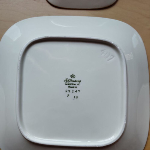 Seltmann Weiden Bavaria 22247 315 plates used, set of 6