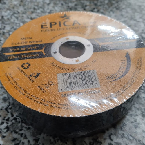 Metal cutting discs 125×1.2×22.2 set of 25 new