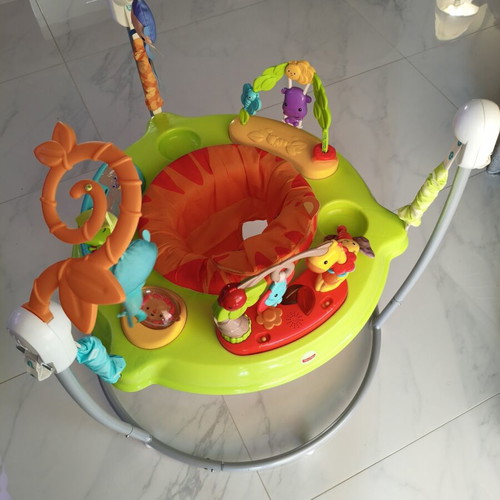 Fisher-Price Jumperoo Lion Activity Center like new with box
