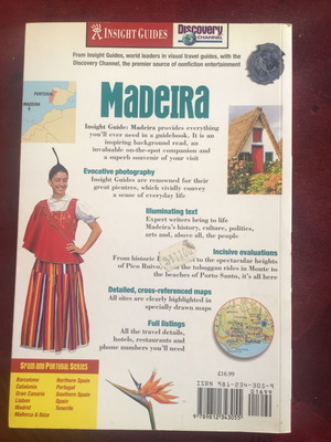 Madeira guide used, travel book