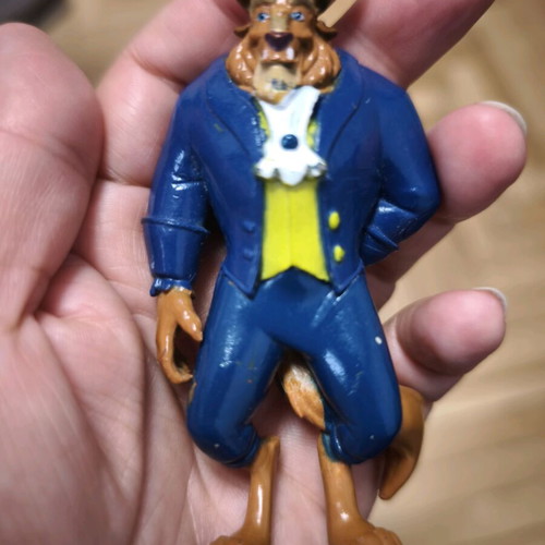 Disney set of 7 used Beauty and the Beast figures