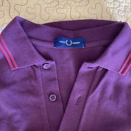 Fred Perry Polo used, burgundy, size S