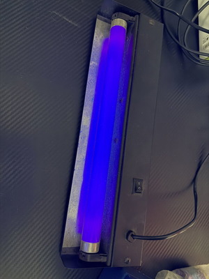Black light lamp 10W used with base and switch