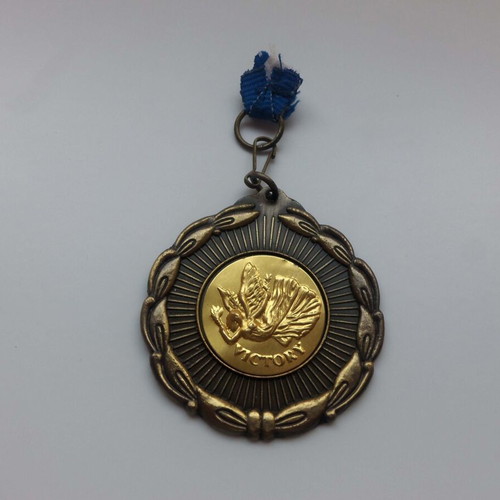 Commemorative participation medal in sports used, diameter 6 cm