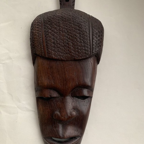 African decorative wooden mask like new