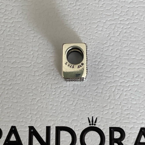 Pandora Charm Monogram M silver new with certificate