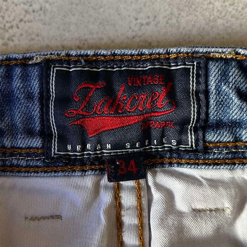 Zakcret denim bermuda size 34 like new