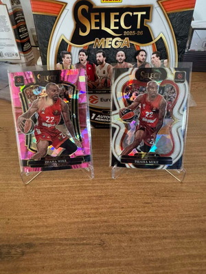 Panini Select Euroleague 2025-26 Isiaha Mike cards like new, numbered