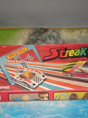 Matchbox Streak Racing S-400 vintage racing set from 1970s