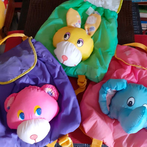 Waterproof bags with animals, pack of 3, new, missing the elephant