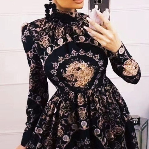 La Divina dress new, brown, size S/M