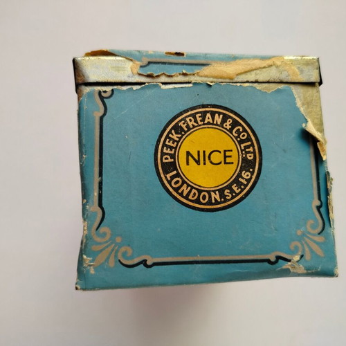 Peek Frean's Biscuits Vintage Metal Biscuit Tin Used