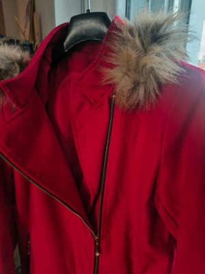 Women's red coat like new