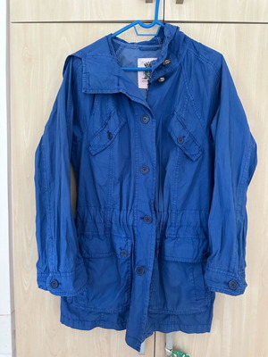 Juicy Couture lightweight windbreaker jacket used, blue, size S/M