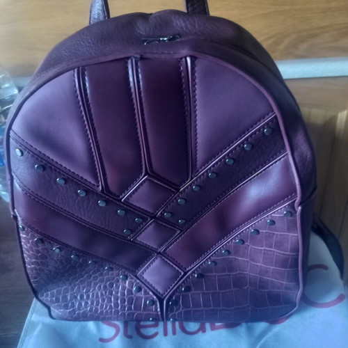 Doca Backpage backpack, burgundy
