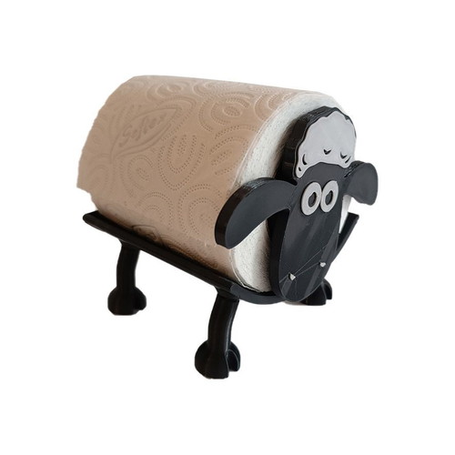 Shaun Sheep 3D Printed Funny Bathroom Decor for Toilet Paper New