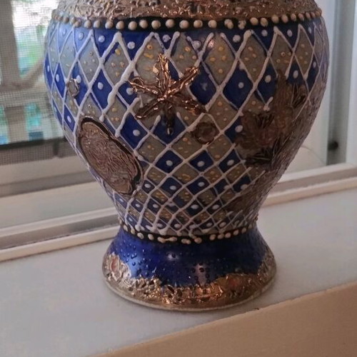 Satsuma vase height 0.15m like new