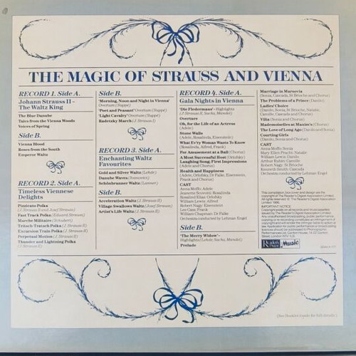 The Magic of Strauss and Vienna vinyl LP collection used, classical music