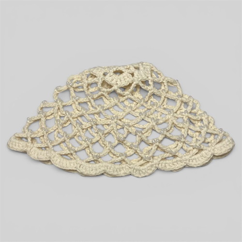 Summer crochet caps with rhinestones new, set of 3