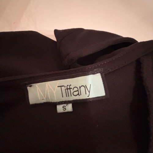 My Tiffany black one-piece jumpsuit size S used one shoulder