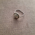 Silver ring set authentic and new